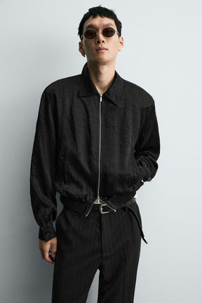 SHOULDER PAD BOMBER JACKET - Image 5