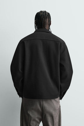 TWILL TEXTURED WATER REPELLENT OVERSHIRT - Image 3