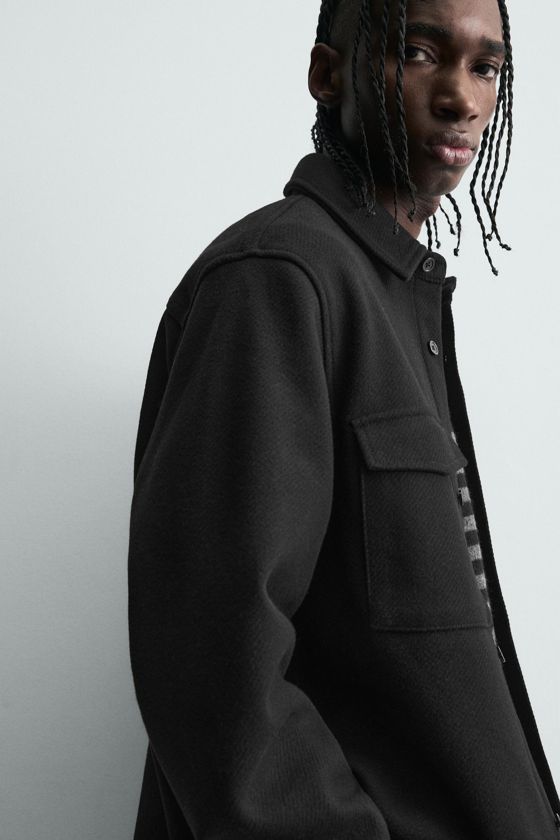 TWILL TEXTURED WATER REPELLENT OVERSHIRT - Image 5