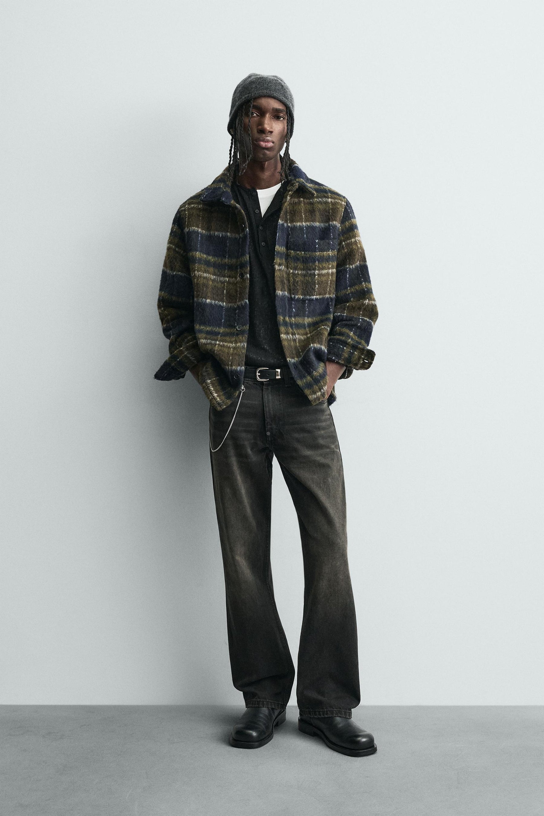 FAUX FUR OVERSHIRT - Image 1