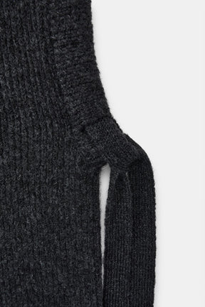 Gerippte Kapuzenmütze 