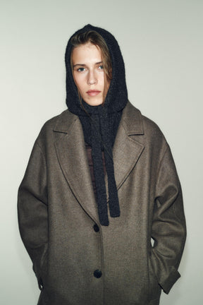 Gerippte Kapuzenmütze 