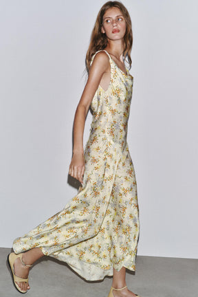 ZW COLLECTION PRINTED SATIN DRESS - Image 5
