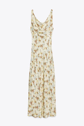 ZW COLLECTION PRINTED SATIN DRESS - Image 6