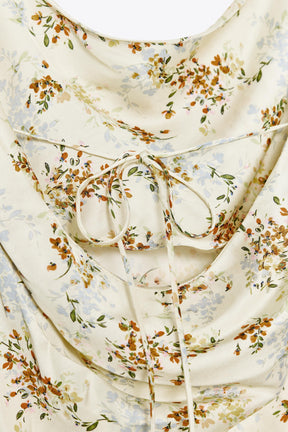 ZW COLLECTION PRINTED SATIN DRESS - Image 8