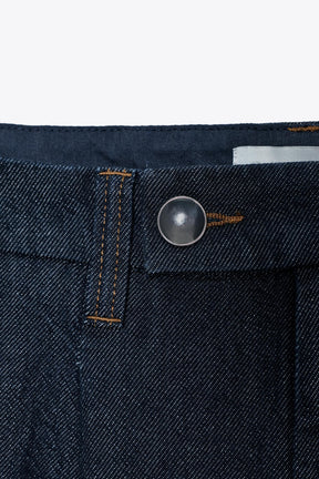 Weitbeinige Jeans mit mittelhohem Bund