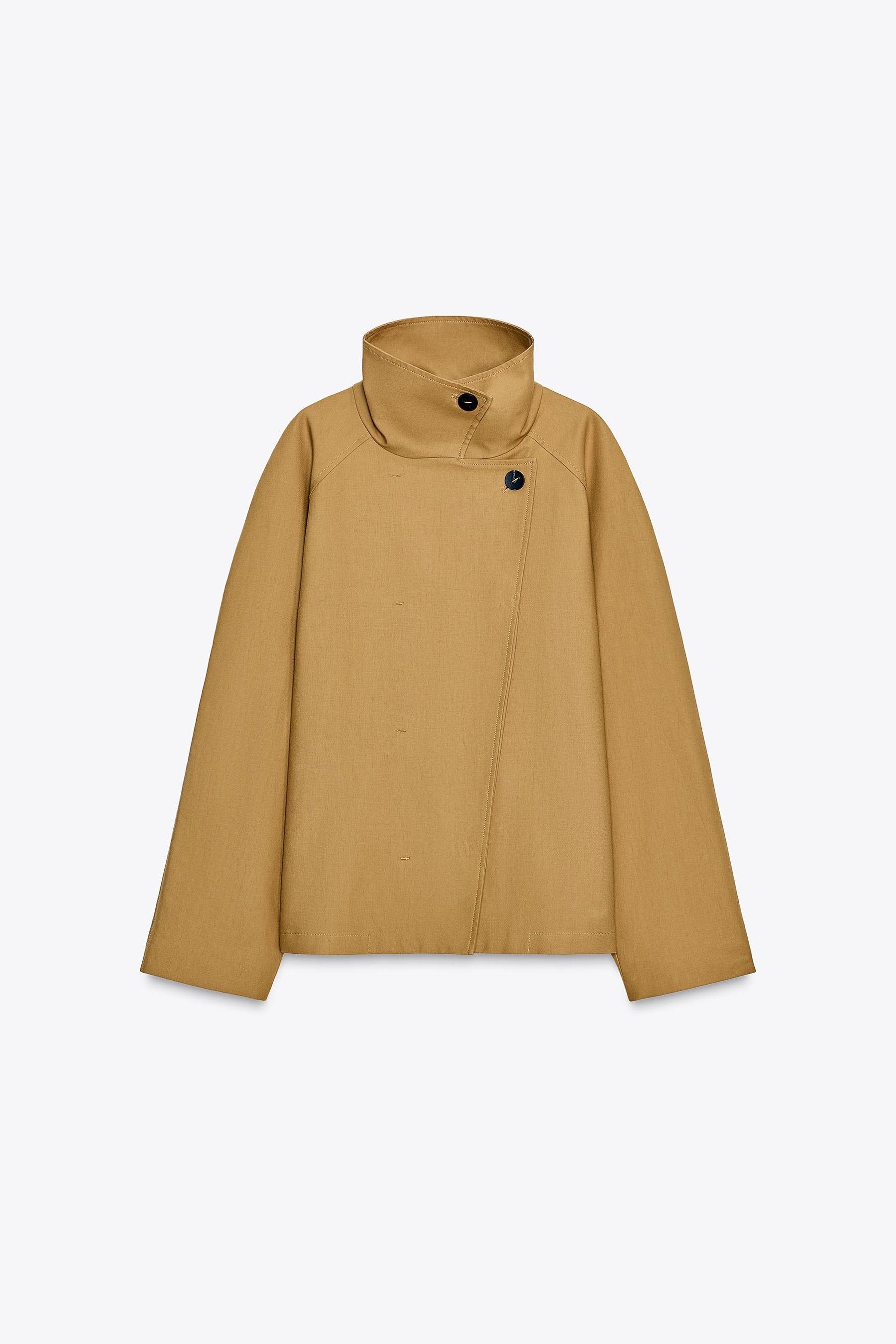 ZW COLLECTION MINIMAL SHORT TRENCH COAT - Image 6