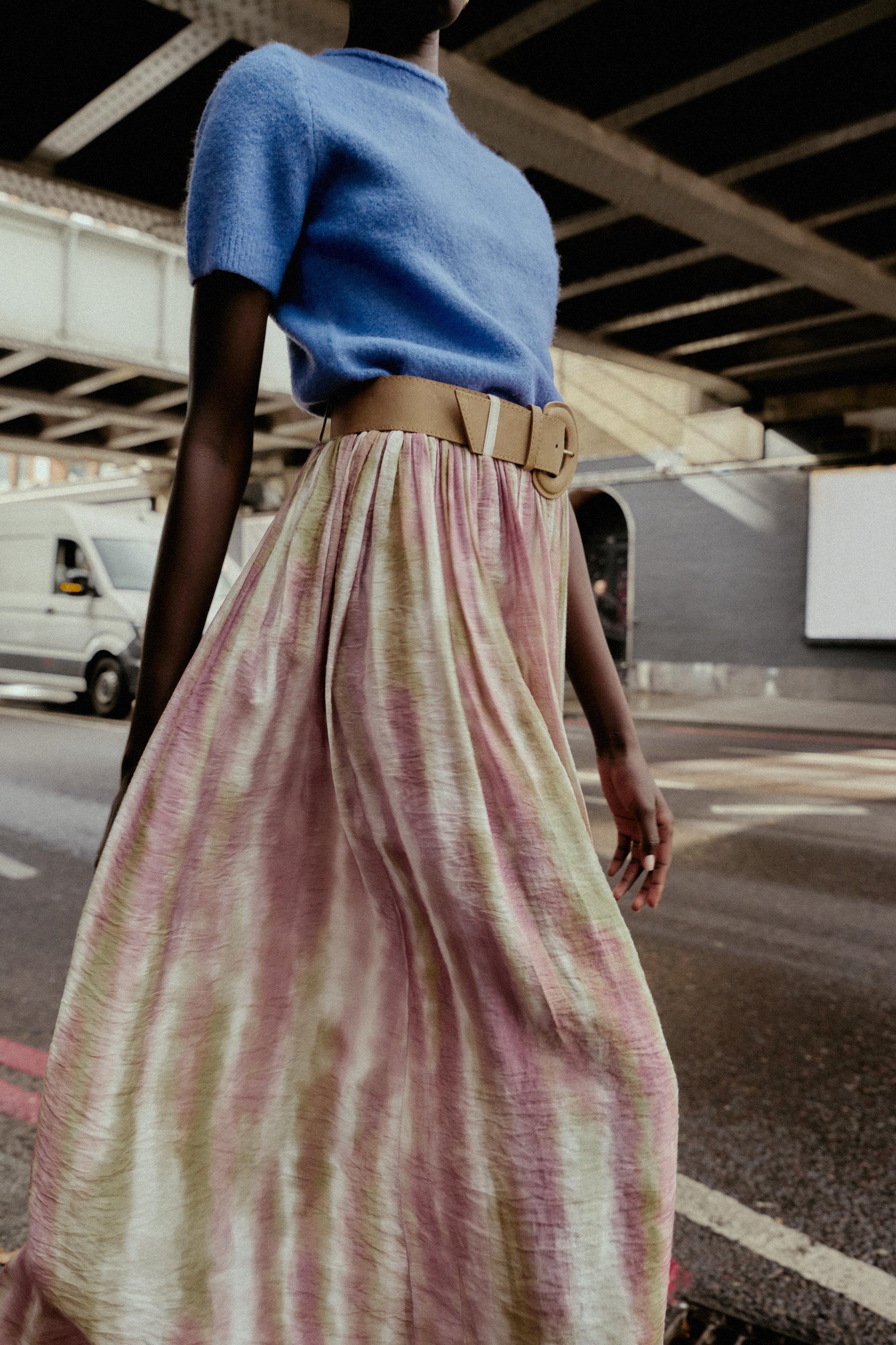 BEDRUCKTER MIDI-ROCK