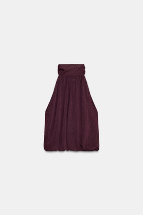 BALLON-HALTER-NECK-TOP