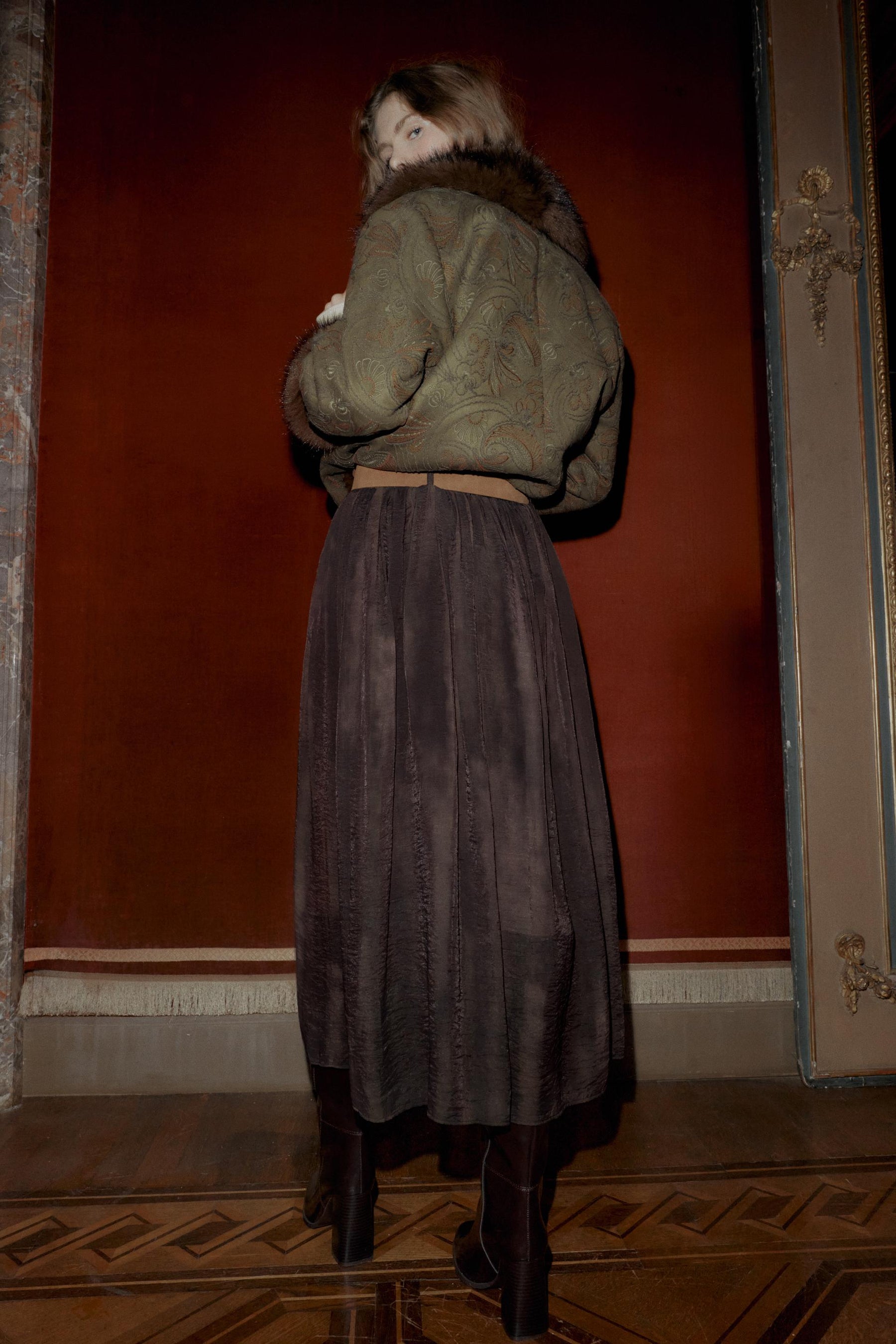 MIDI-ROCK MIT VERSCHWEFTER DRUCK