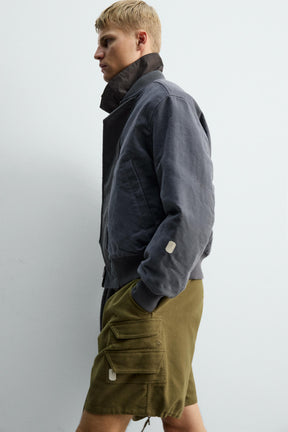 TEXTURED BOMBER JACKET X SR_A - Image 6