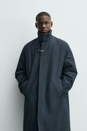 Lined Technical Trench Coat