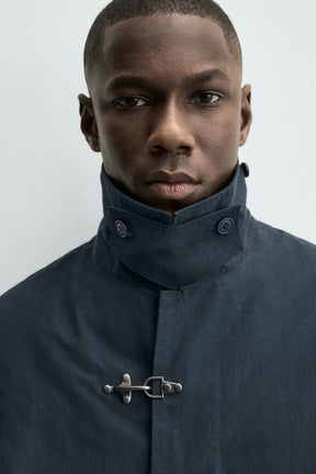 Lined Technical Trench Coat