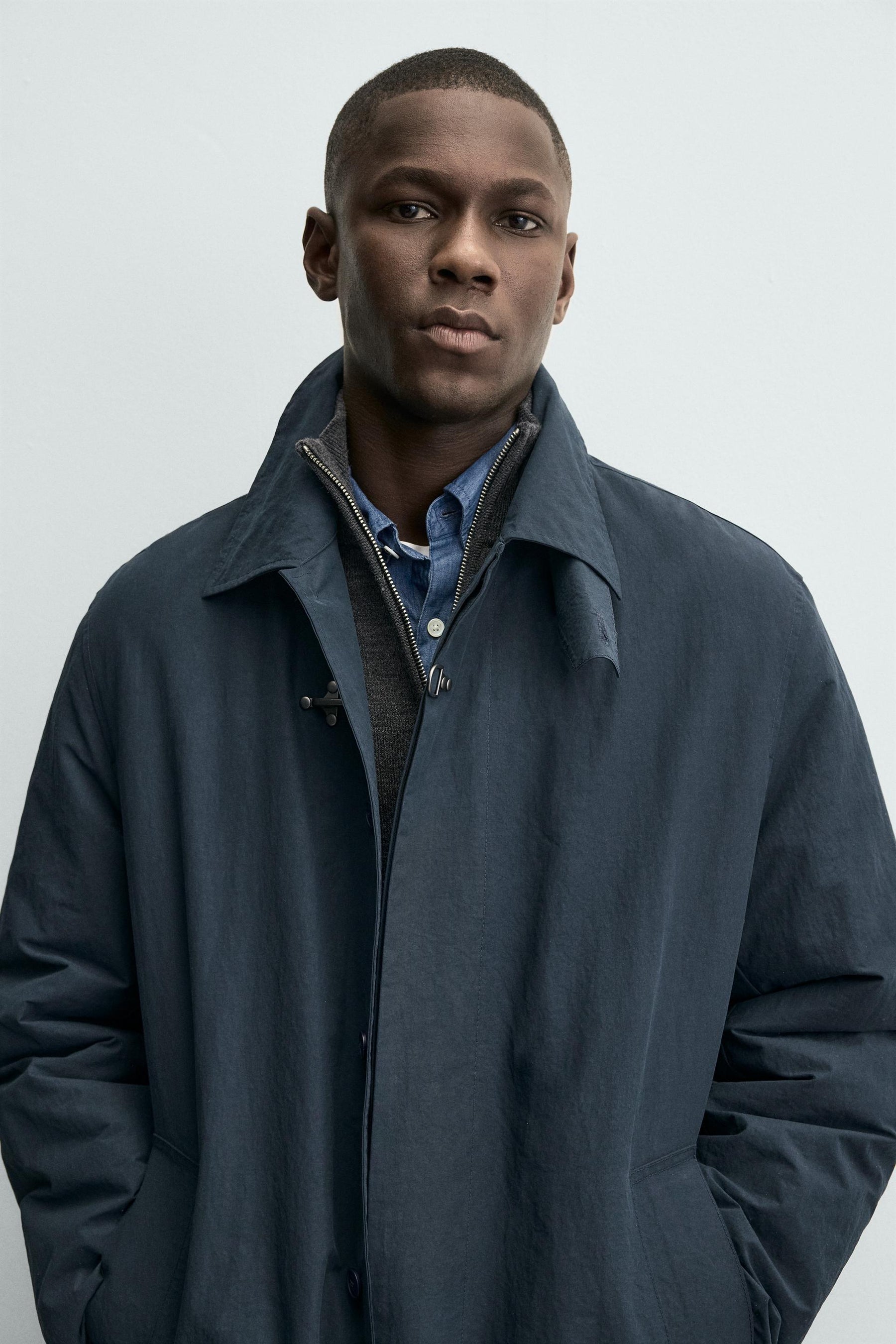 Lined Technical Trench Coat
