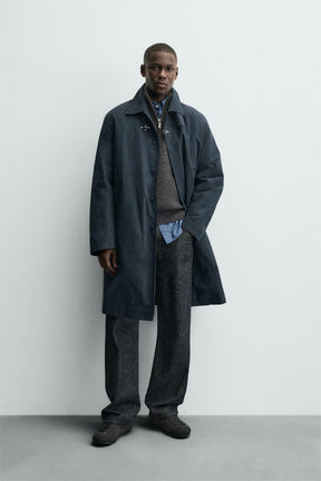 Lined Technical Trench Coat