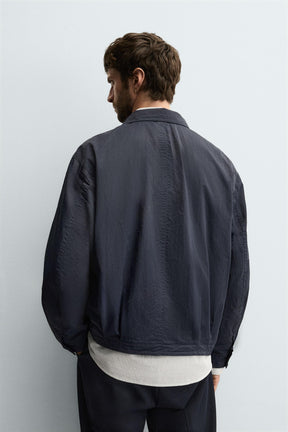 TECHNICAL JACKET WITH CONTRAST LINING - Image 3