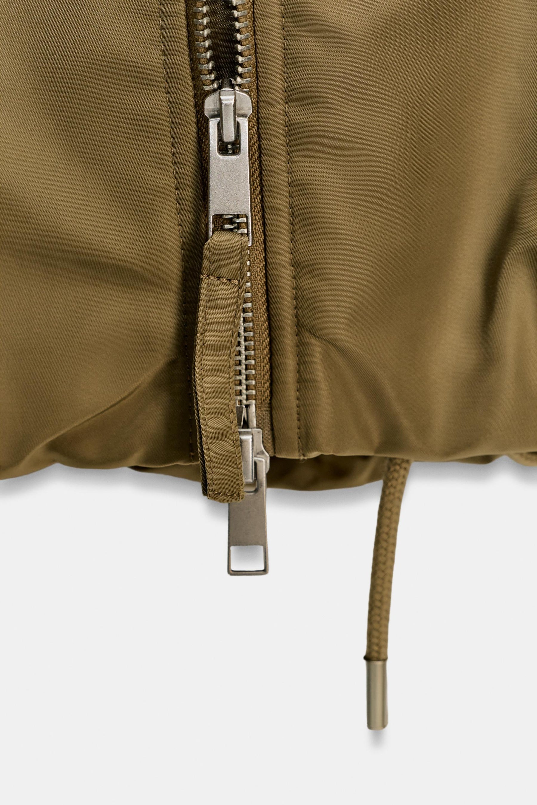 FAUX FUR COLLAR BOMBER JACKET ZW COLLECTION - Image 9