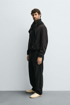TWILL STRAIGHT-LEG TROUSERS - Image 4