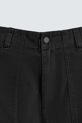 TWILL STRAIGHT-LEG TROUSERS - Image 8
