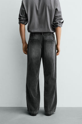 RELAXED FIT CORDUROY TROUSERS - Image 3