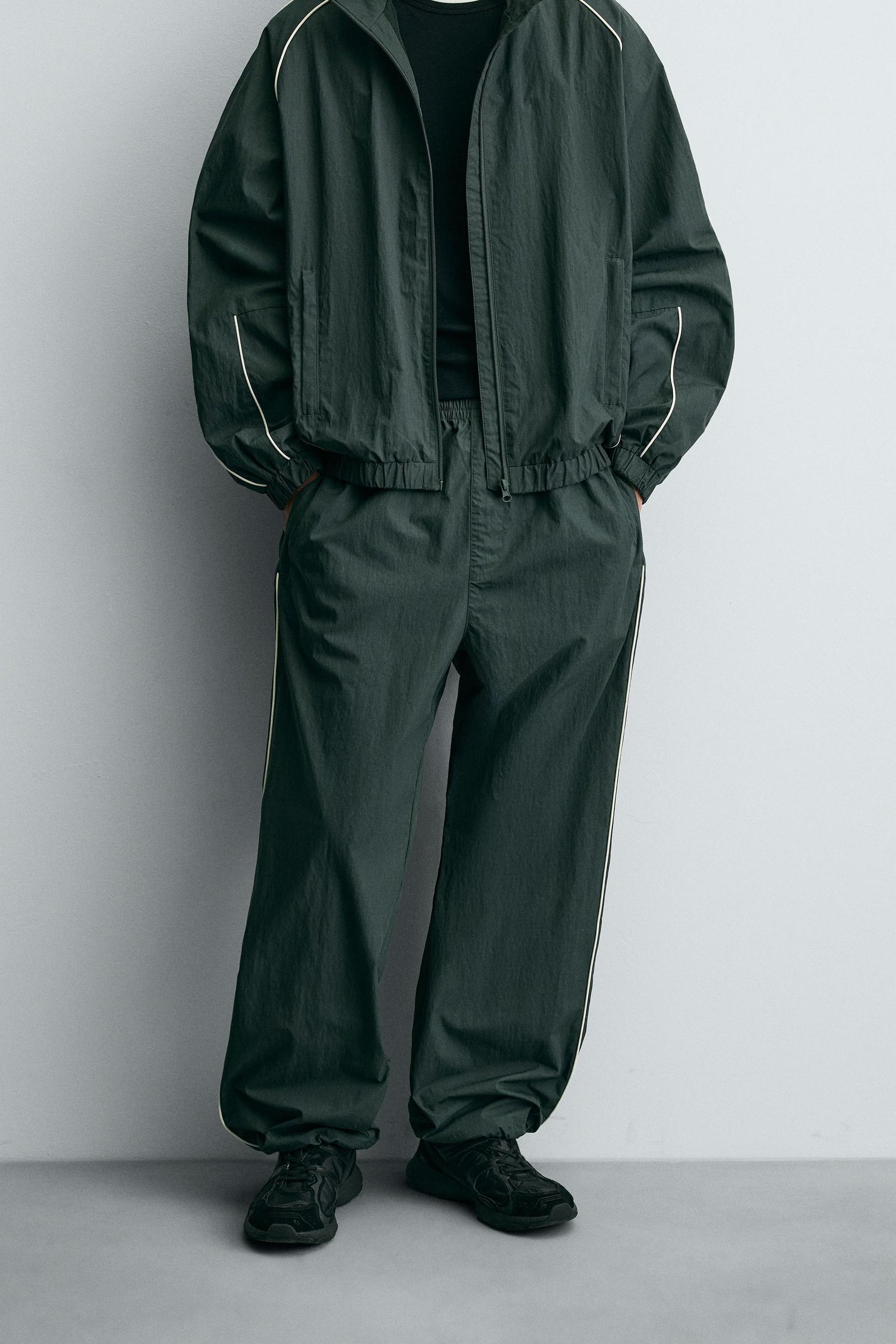 CONTRAST TECHNICAL JOGGER TROUSERS - Image 2