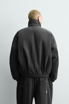 STRIPED EMBROIDERED JACKET - Image 3