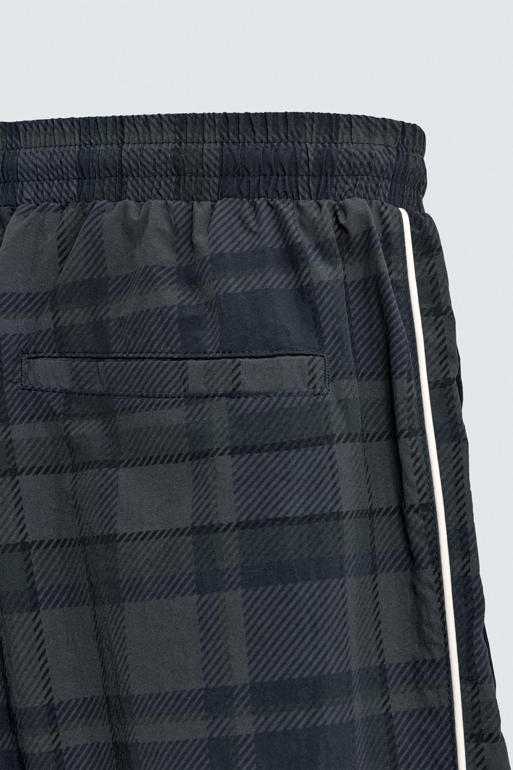 CONTRAST CHECK TECHNICAL JOGGER TROUSERS - Image 10