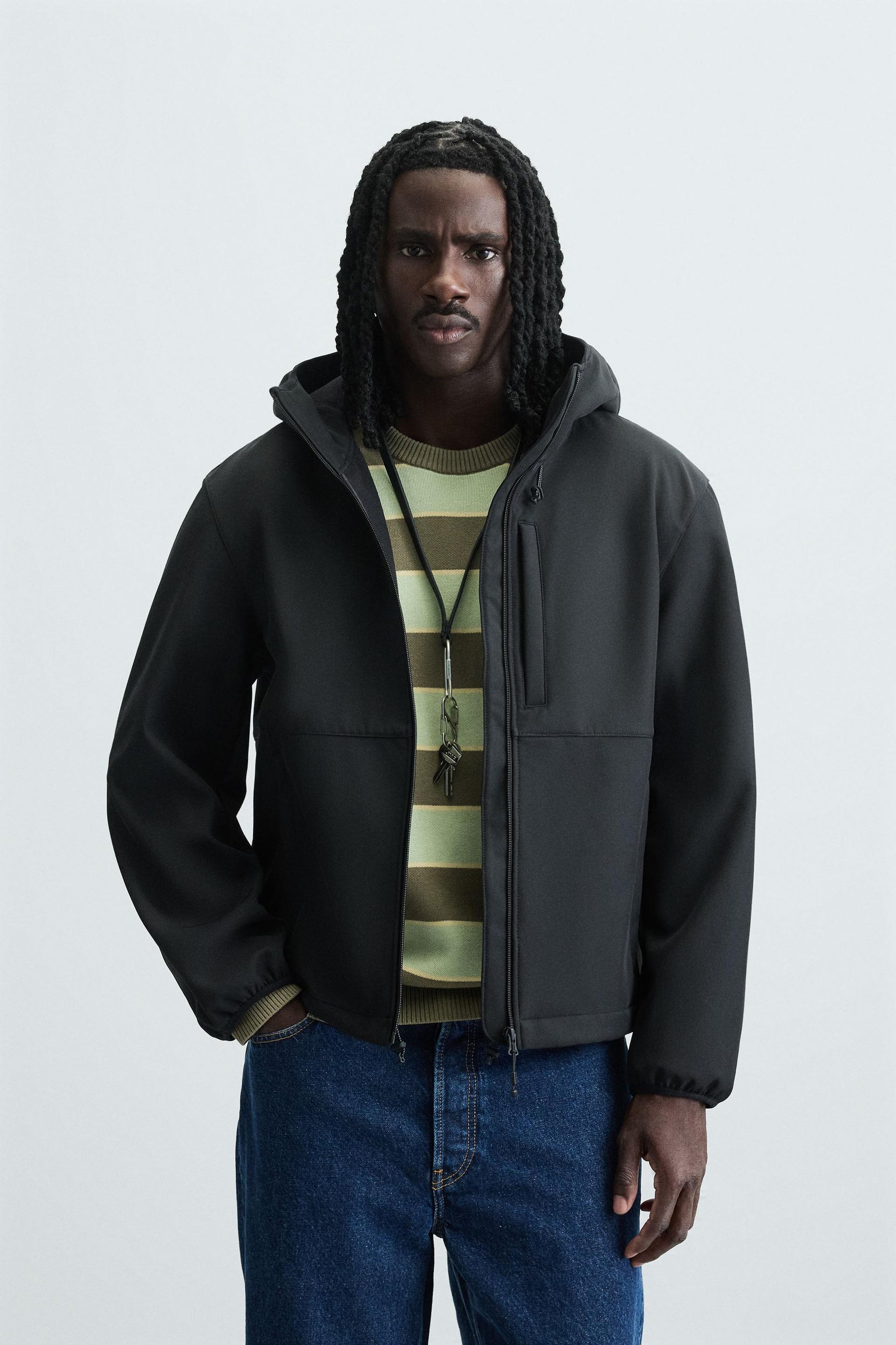 Fleece Lined Tech Jacket