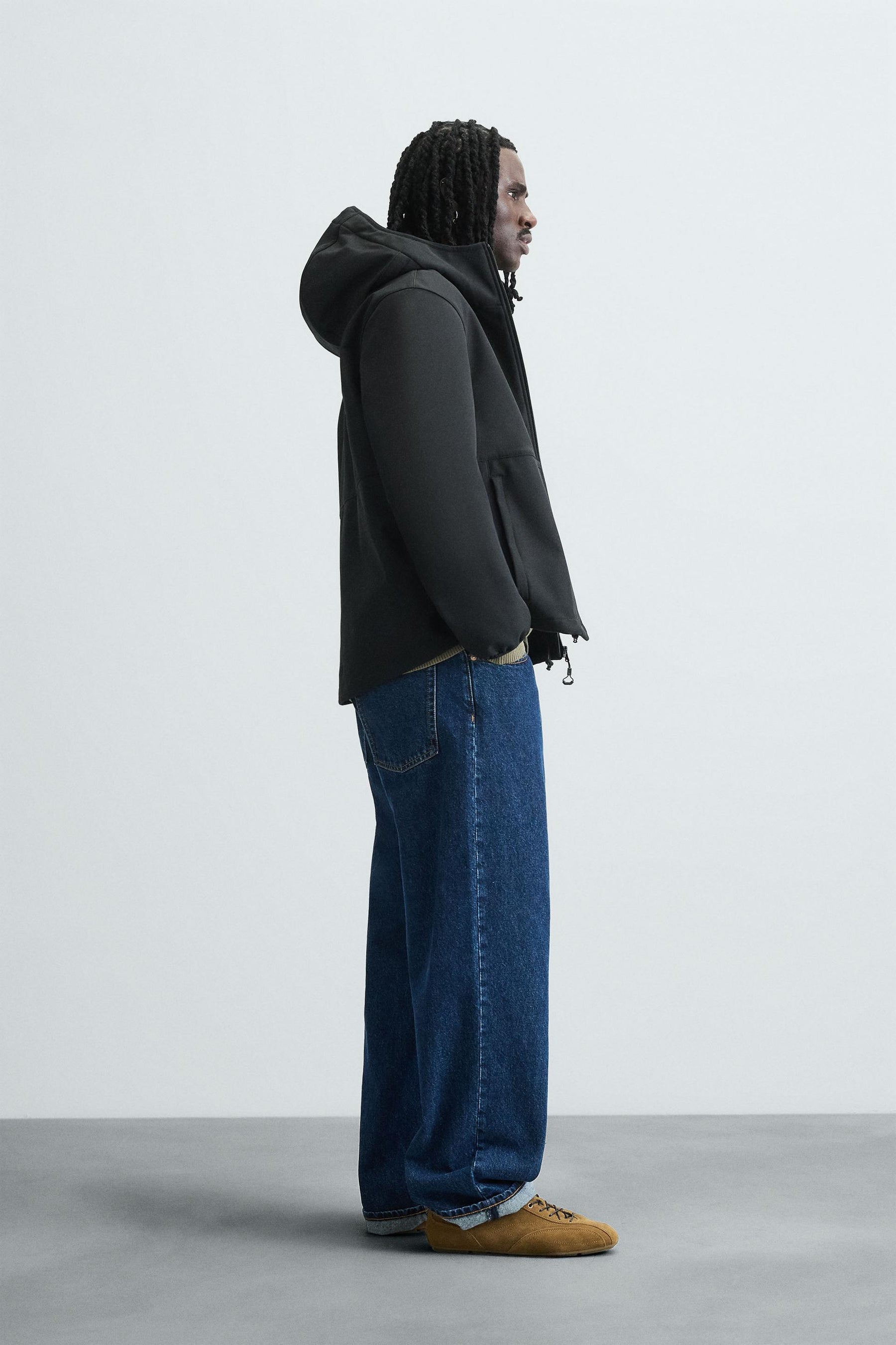 TECHNICAL FLEECE MIX JACKET - Image 4