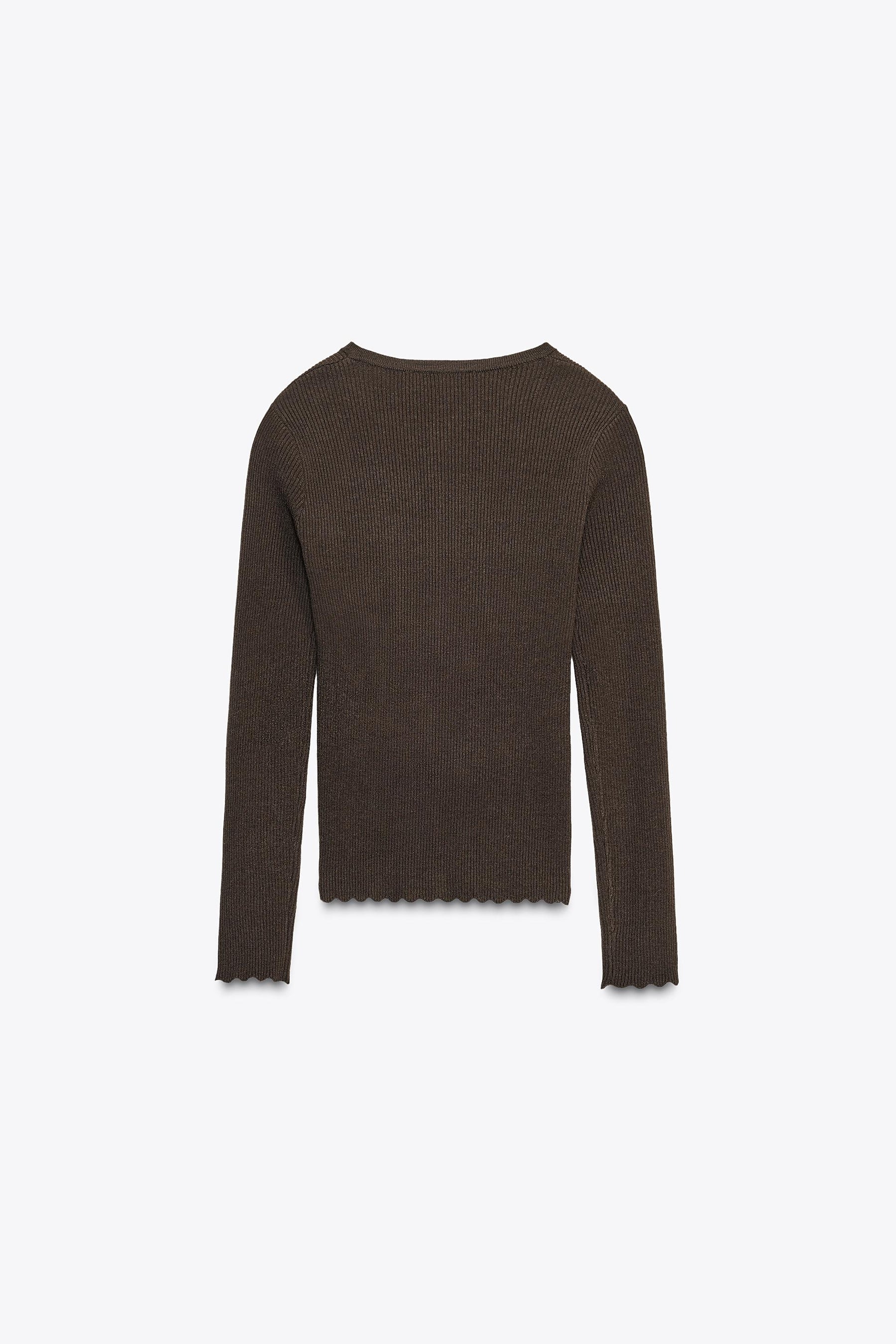 Rippstrick-Strickjacke