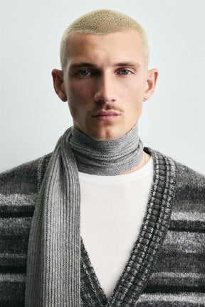 STRIPED JACQUARD CARDIGAN - Image 5