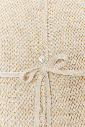 LINEN BLEND CARDIGAN - Image 3