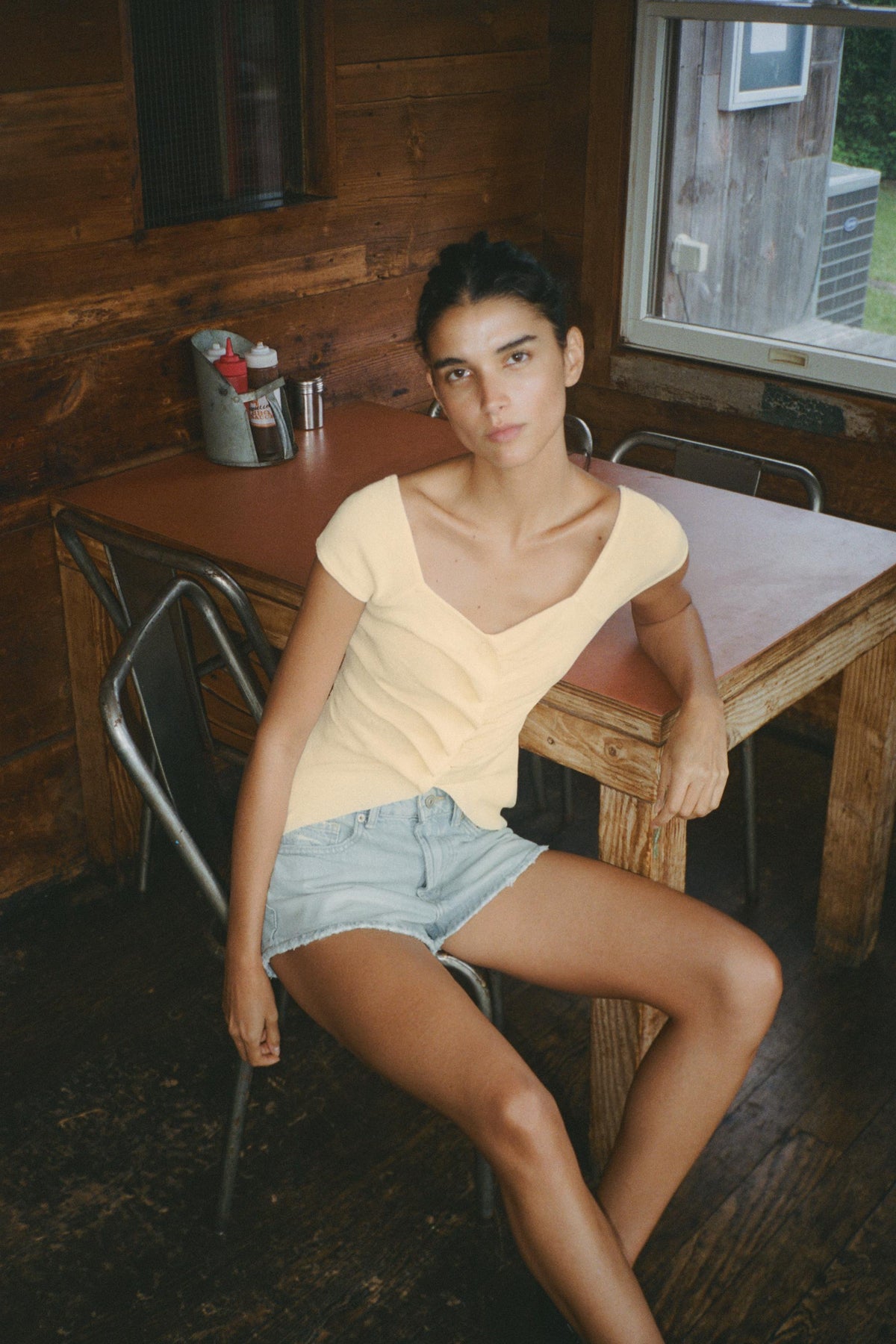 GATHERED KNIT TOP - Image 2