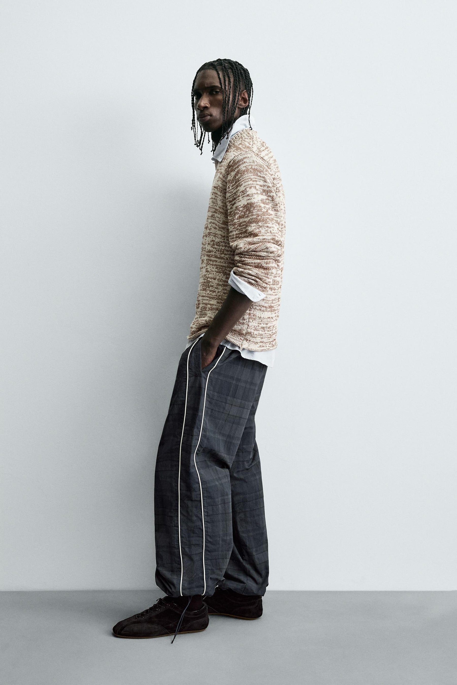 TWISTED YARN TEXTURED SWEATER - Image 4