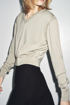 BUTTON DETAIL KNIT JUMPER - Image 2