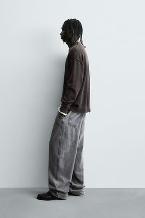 REVERSIBLE RIPPED-EFFECT SWEATER - Image 4