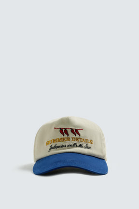 CONTRAST EMBROIDERY CAP - Image 4