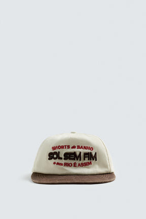 CONTRAST EMBROIDERY CAP - Image 5