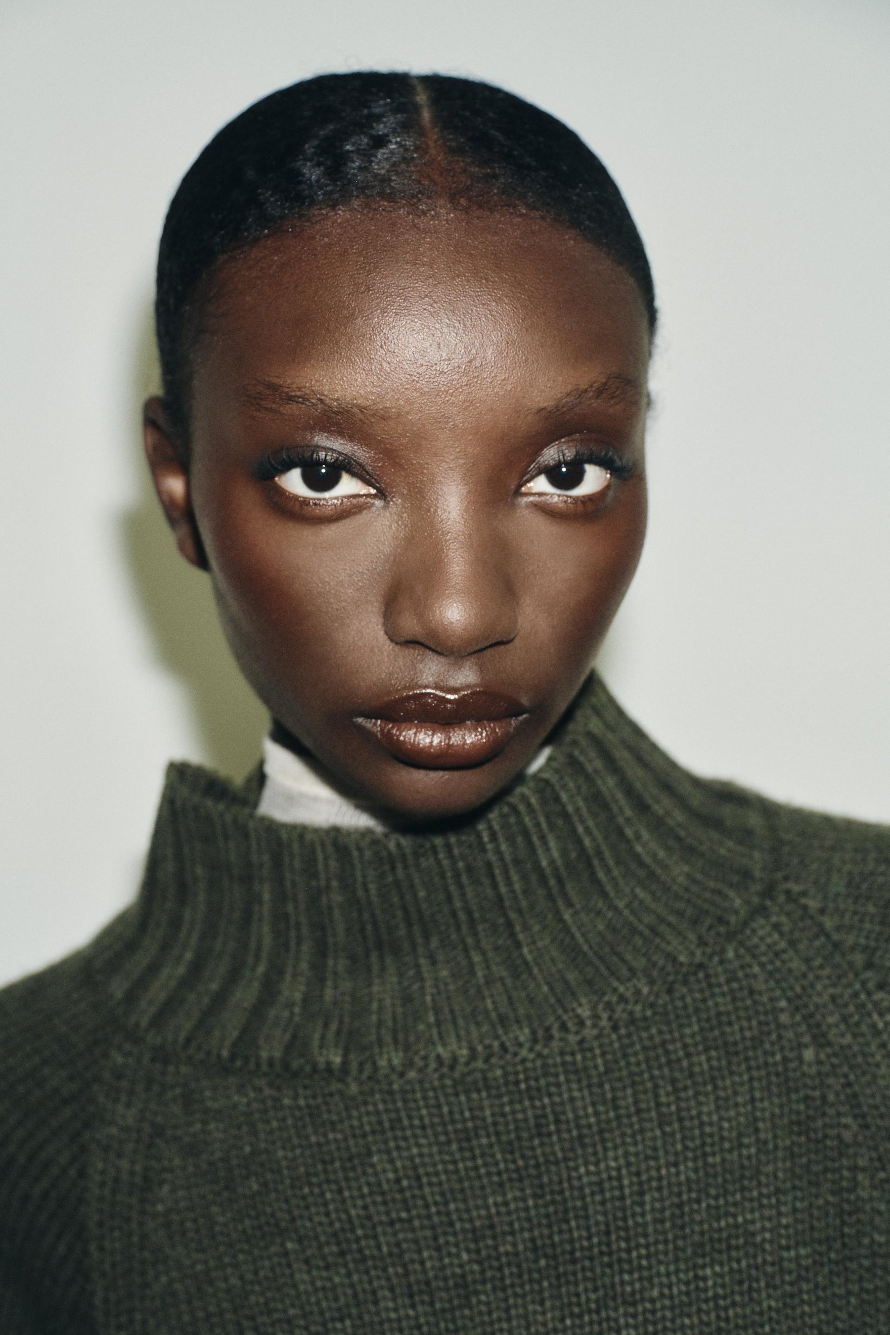 STRICKPULLOVER MIT WEITEN ÄRMELN