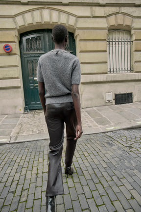 Strickpullover mit Schmuckstein