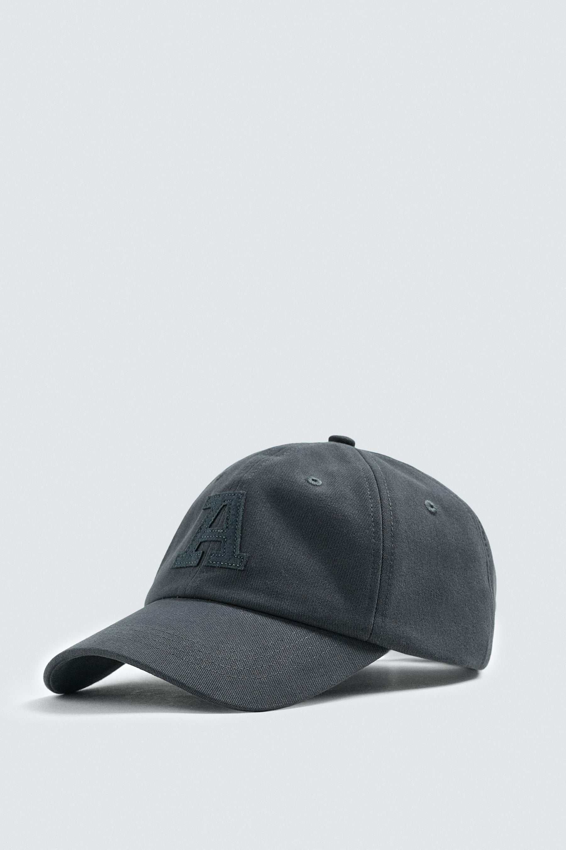 CAP WITH LETTER PATCH - Image 1