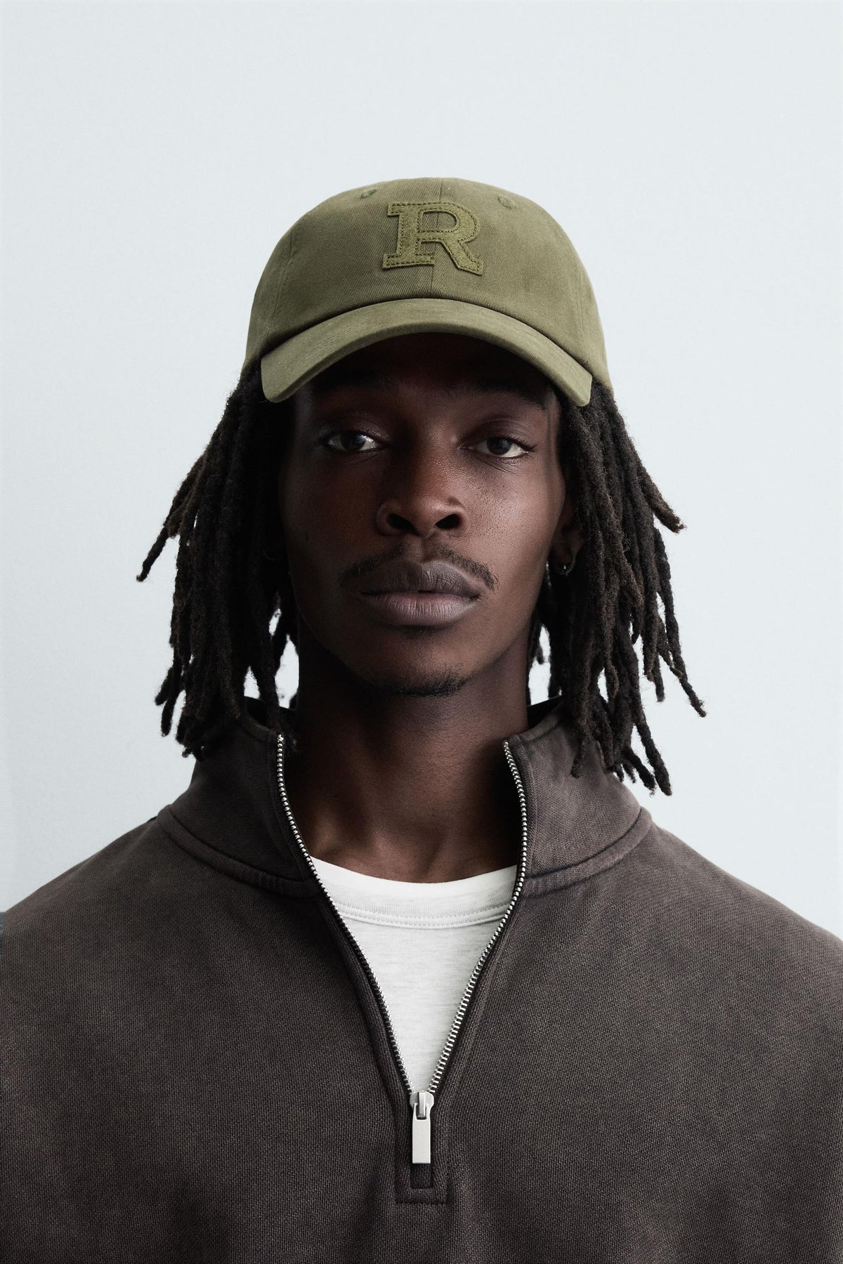 CAP WITH LETTER PATCH - Image 1