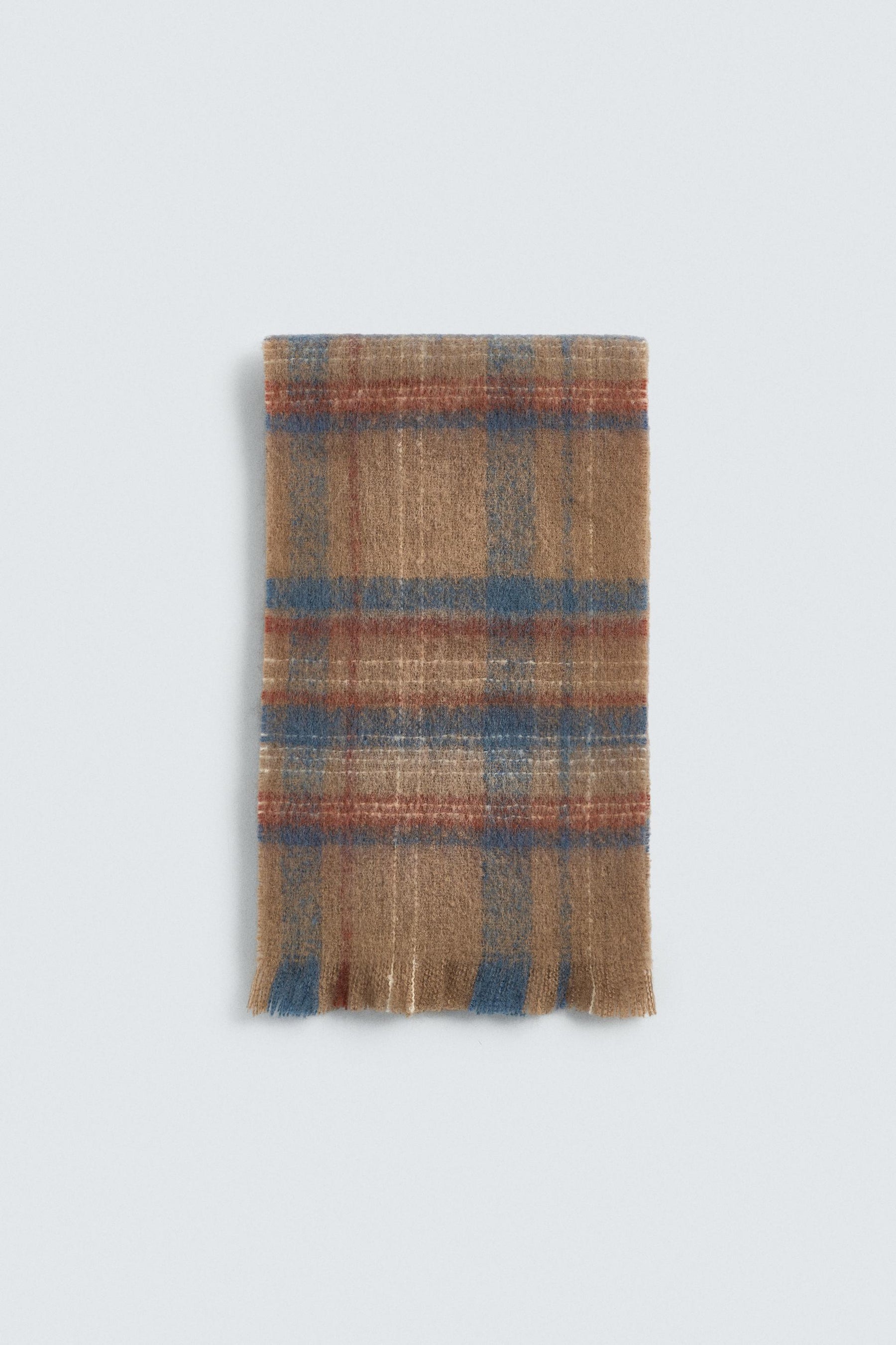 BRUSHED CHECK SCARF - Image 2