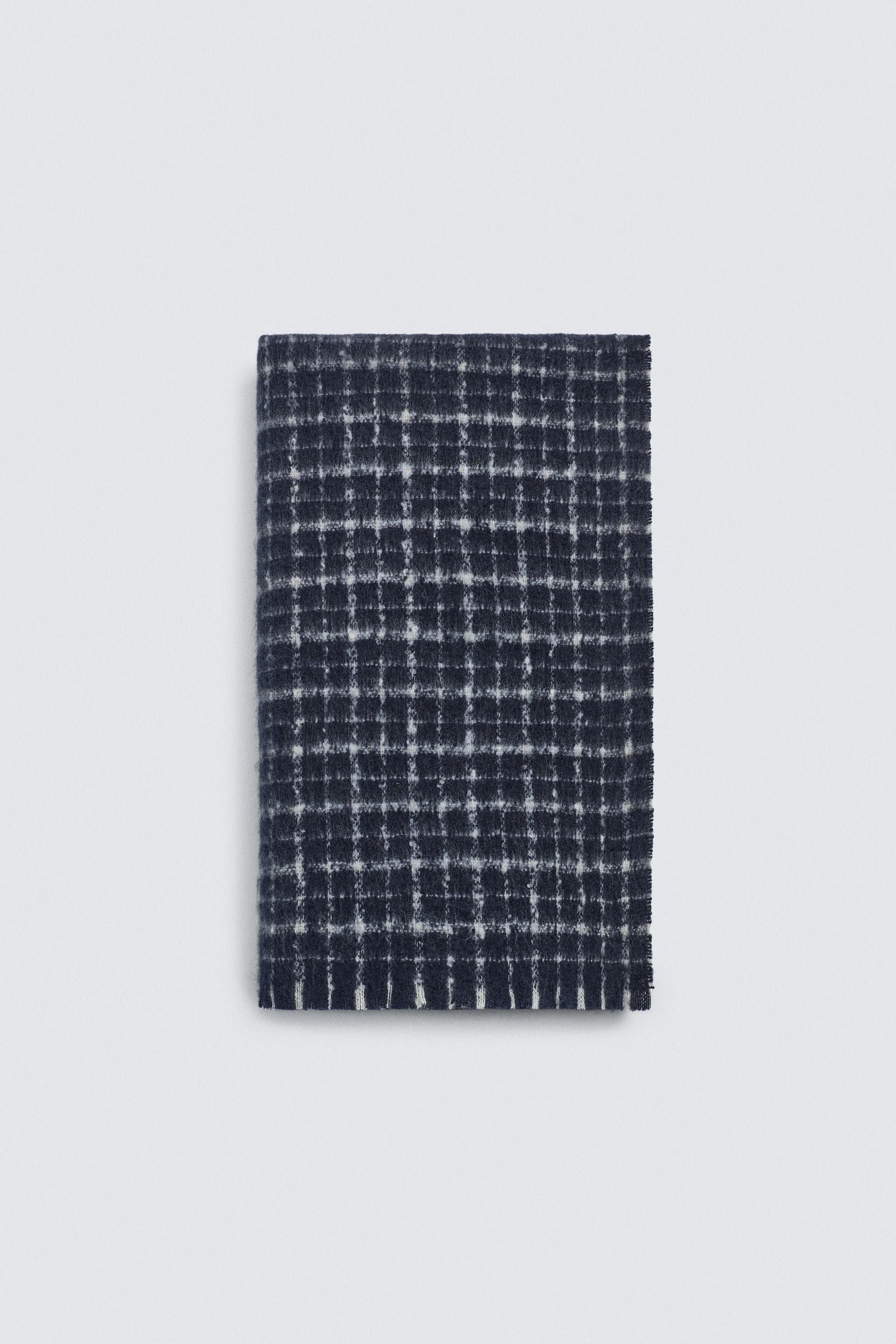 BRUSHED CHECK SCARF - Image 3