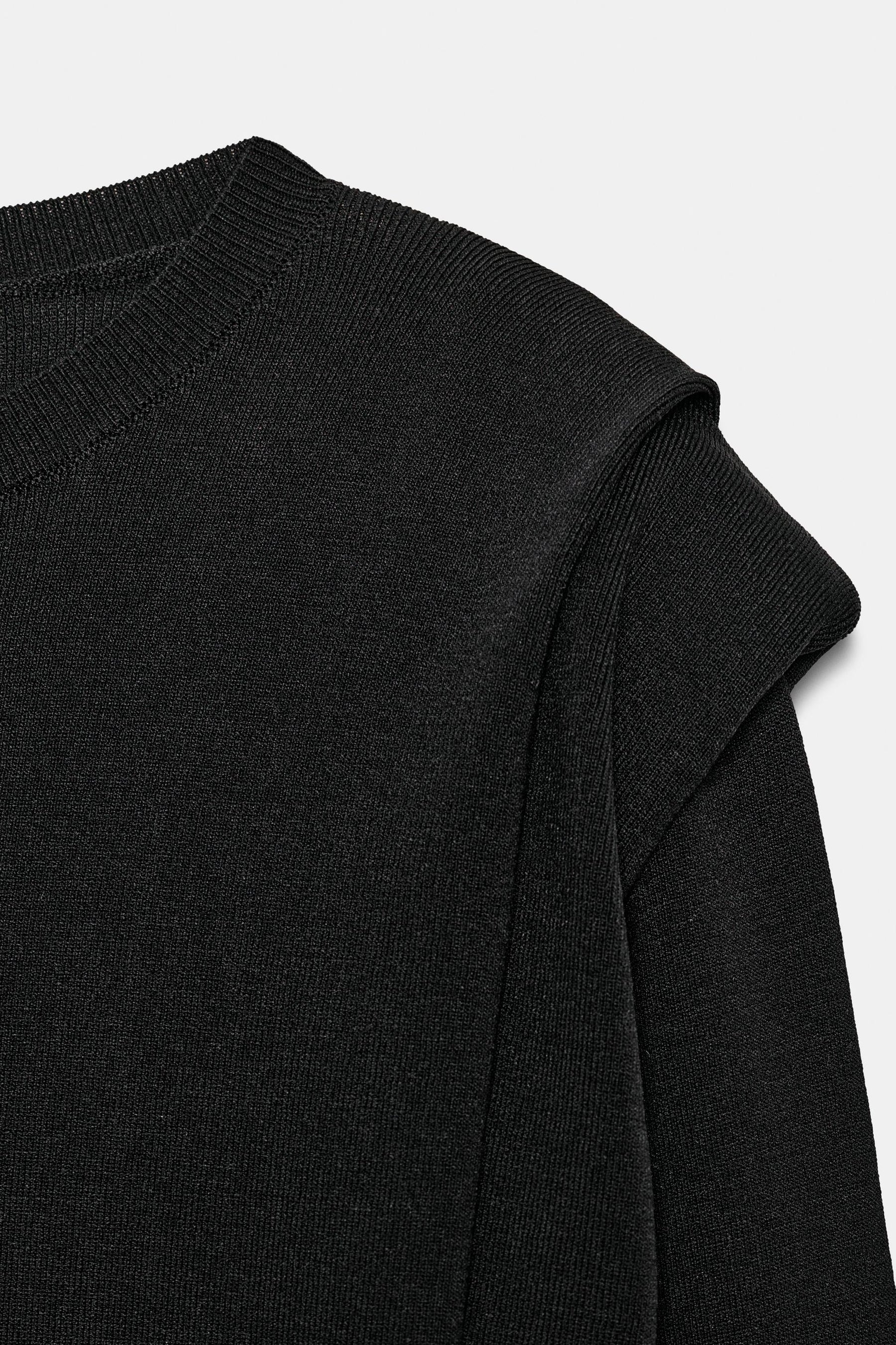 Strickpullover mit Polsterung