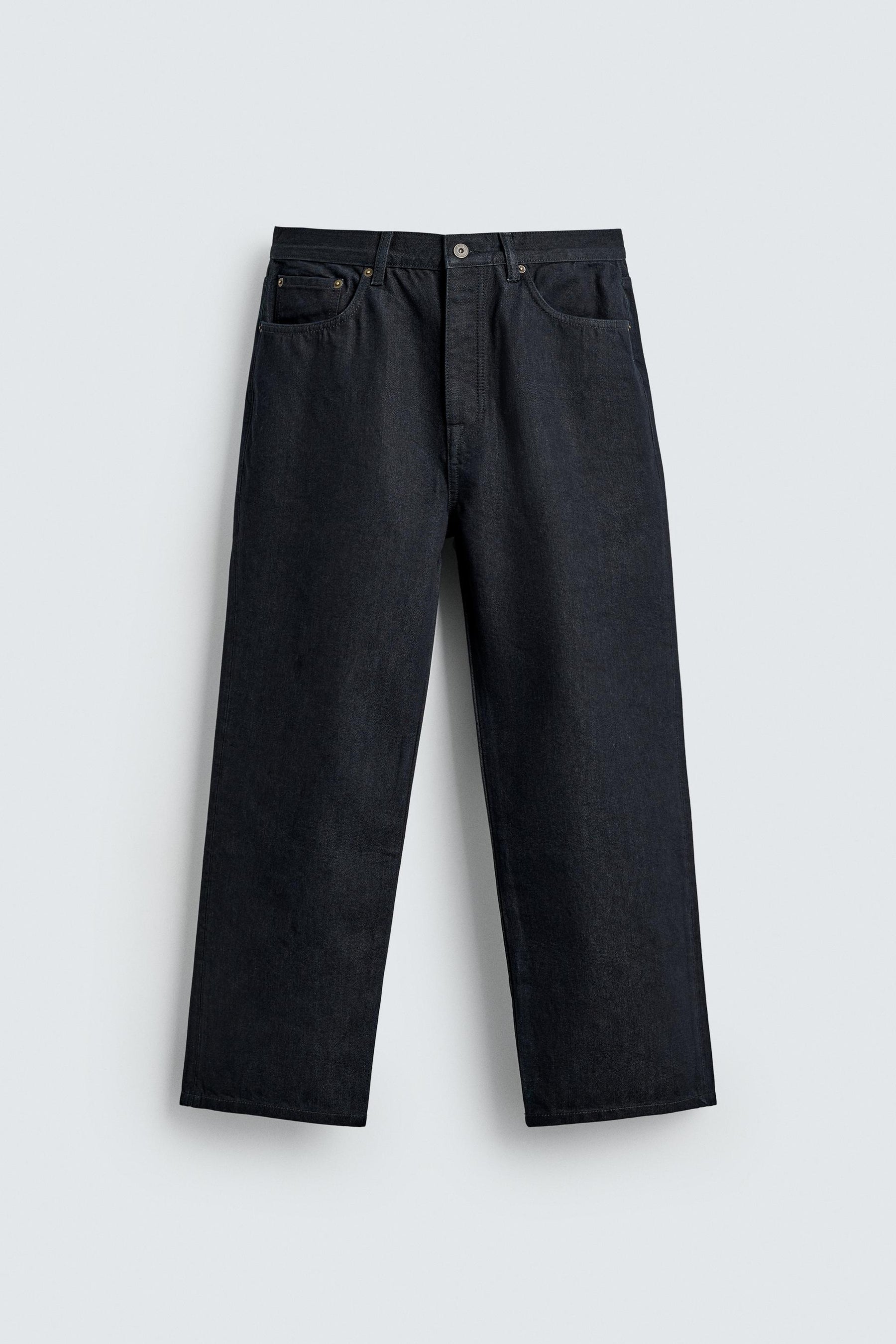 COTTON - WOOL STRAIGHT-LEG JEANS - Image 7