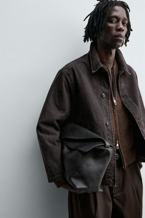 BOXY FIT DENIM OVERSHIRT - Image 6