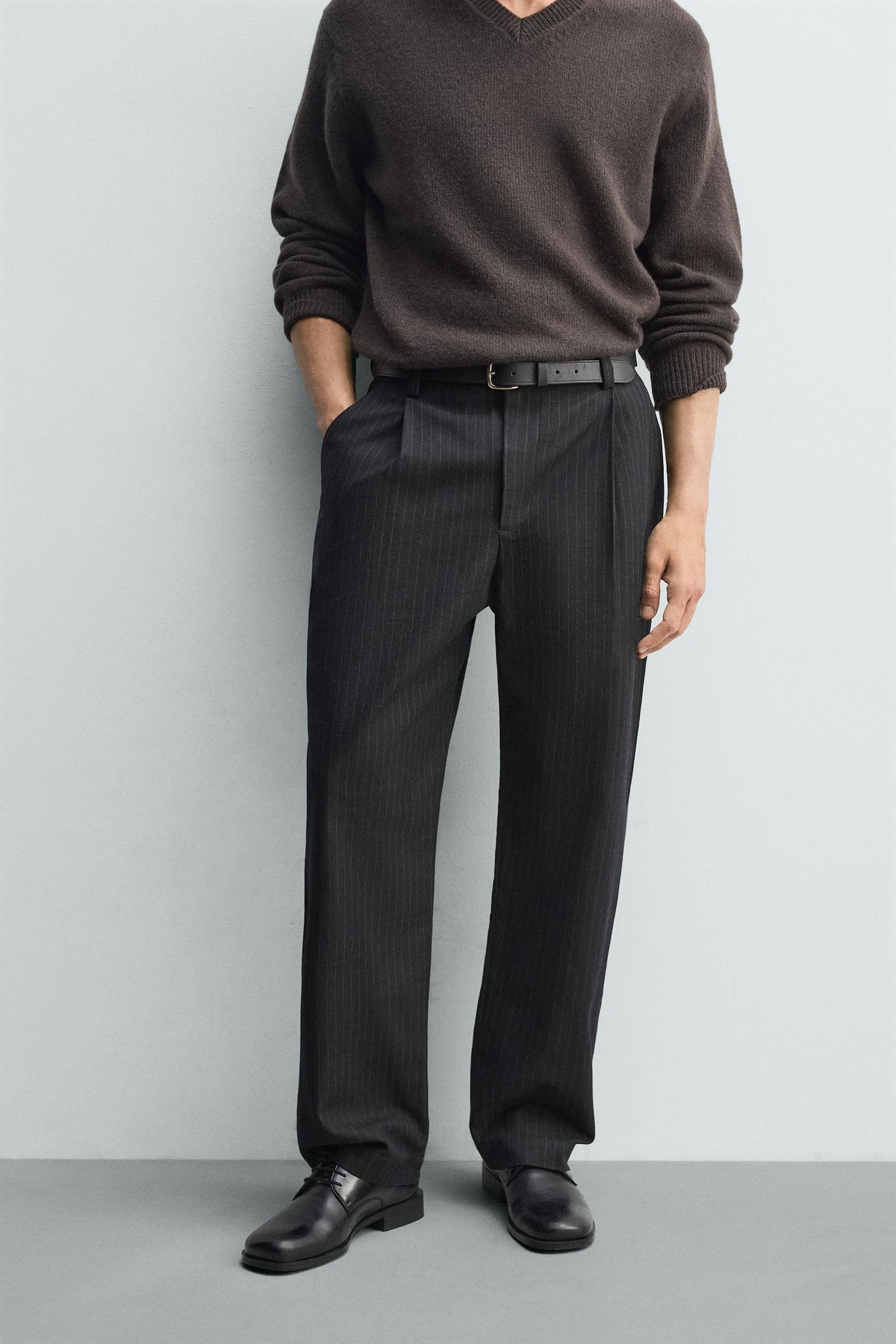 Striped Relaxed Trousers