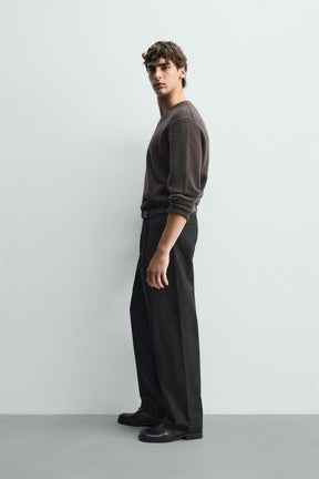 Striped Relaxed Trousers