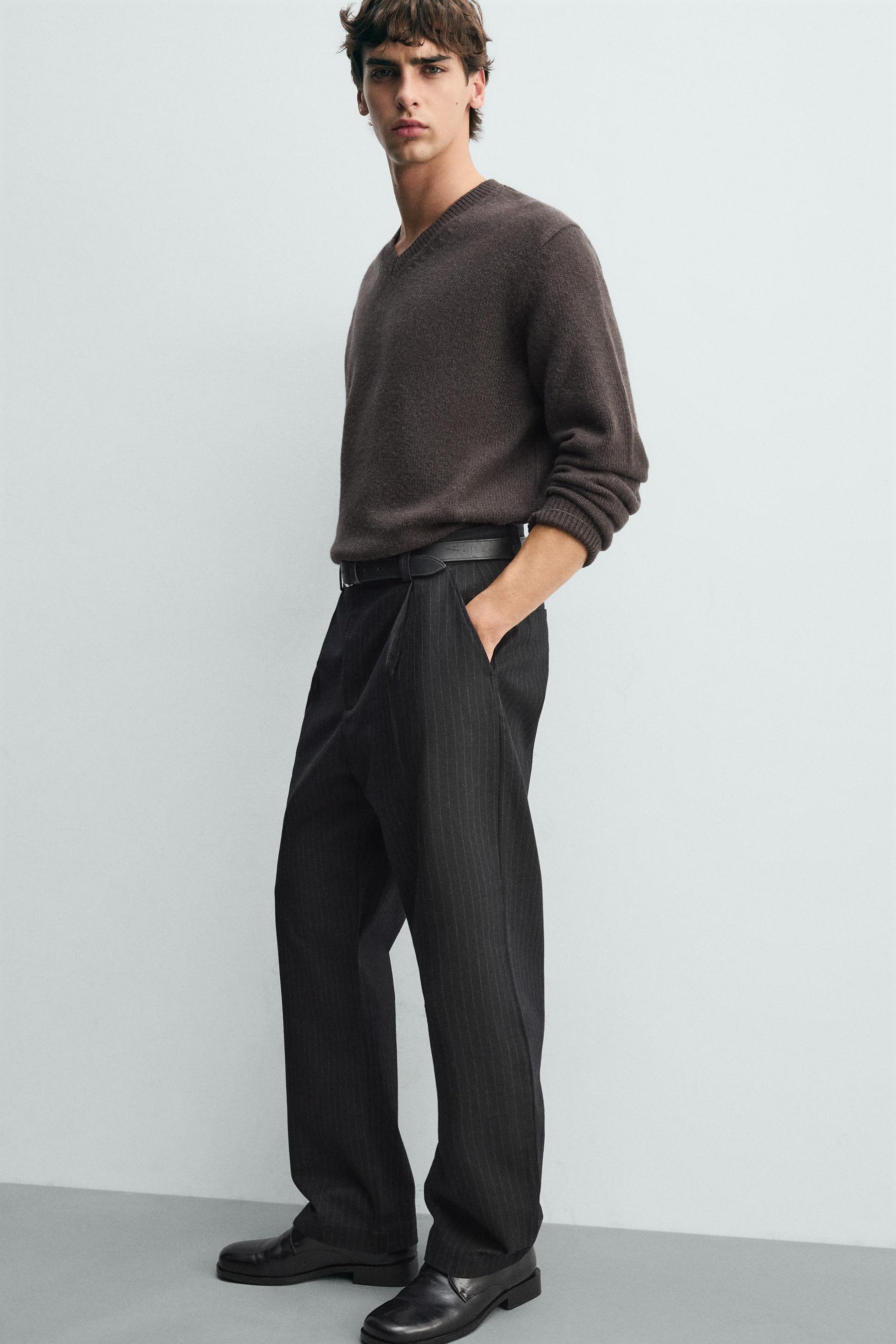 Striped Relaxed Trousers